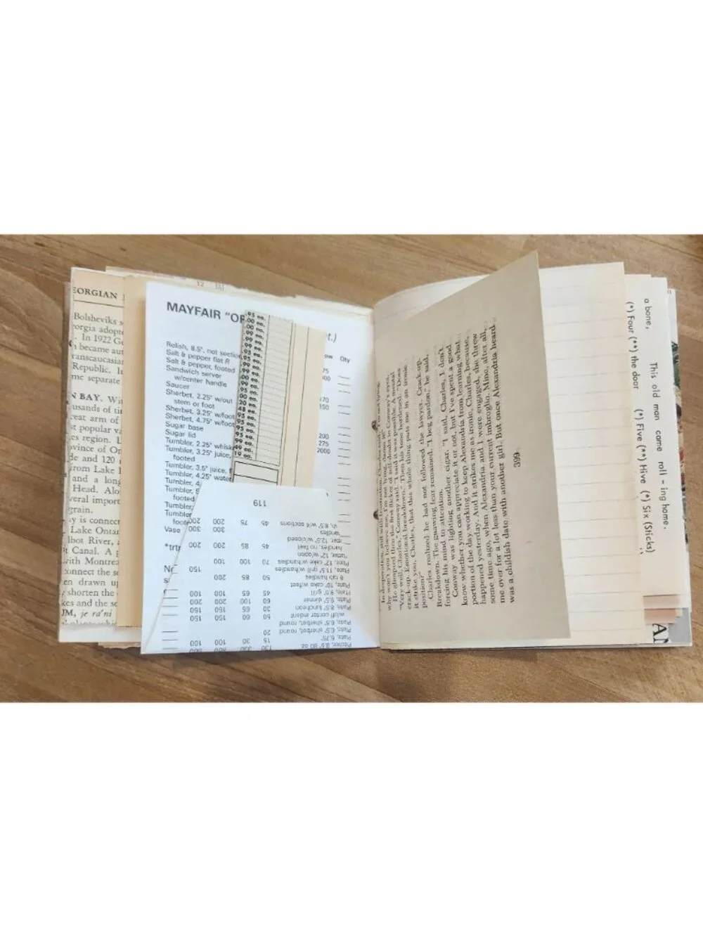 Junk Journal Made With All Vintage Pages Handmade 88 pages